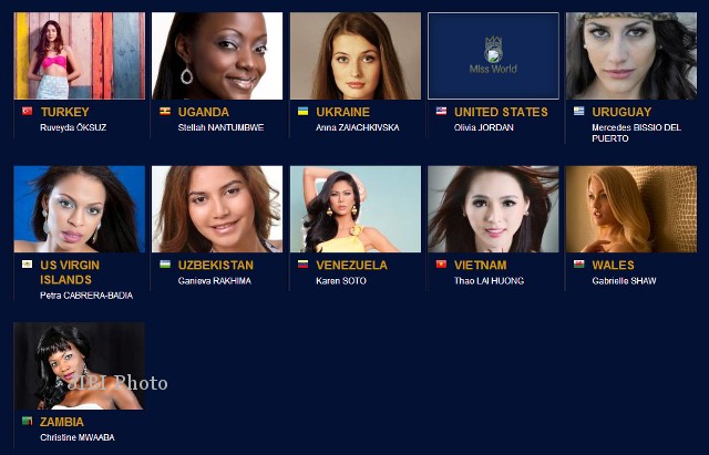 131 Kontestan Miss World 2013 di Bali