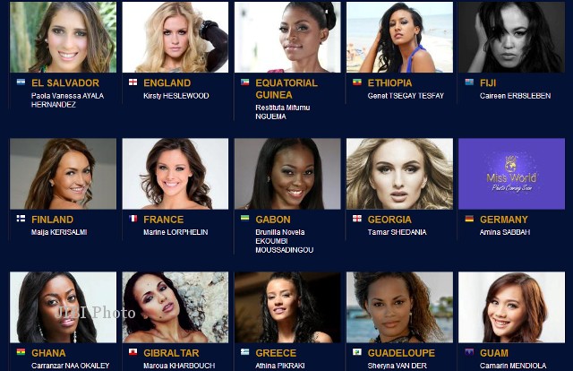 131 Kontestan Miss World 2013 di Bali