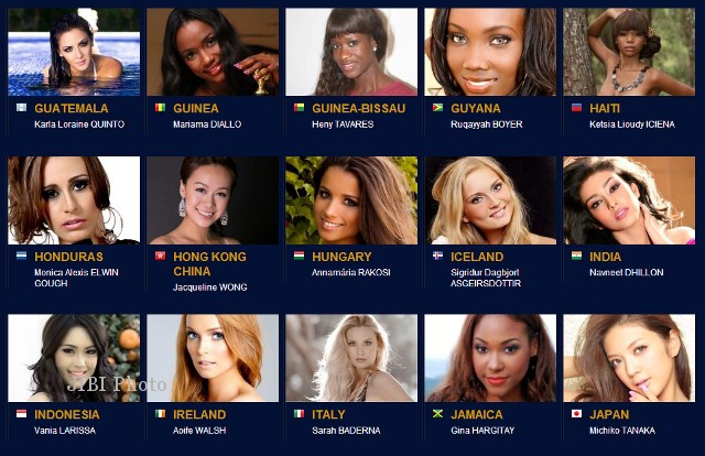 131 Kontestan Miss World 2013 di Bali
