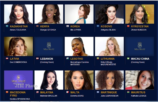 131 Kontestan Miss World 2013 di Bali