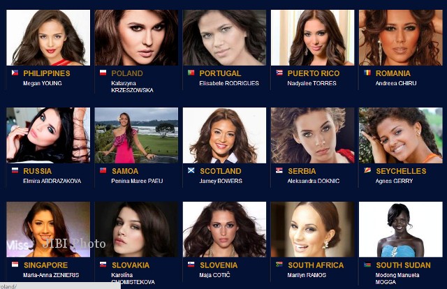 131 Kontestan Miss World 2013 di Bali