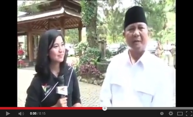 Prabowo mengatakan kompas tv tidak boleh masuk kompas tidak adil dan Tidak Fair 