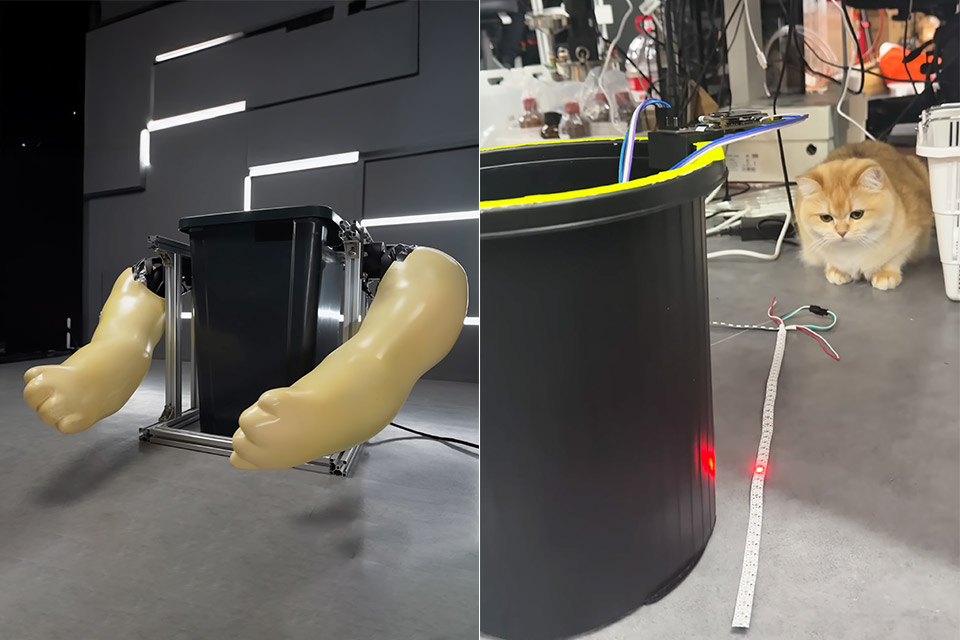 HTX Studio Rilis Tong Sampah Smart Robot
