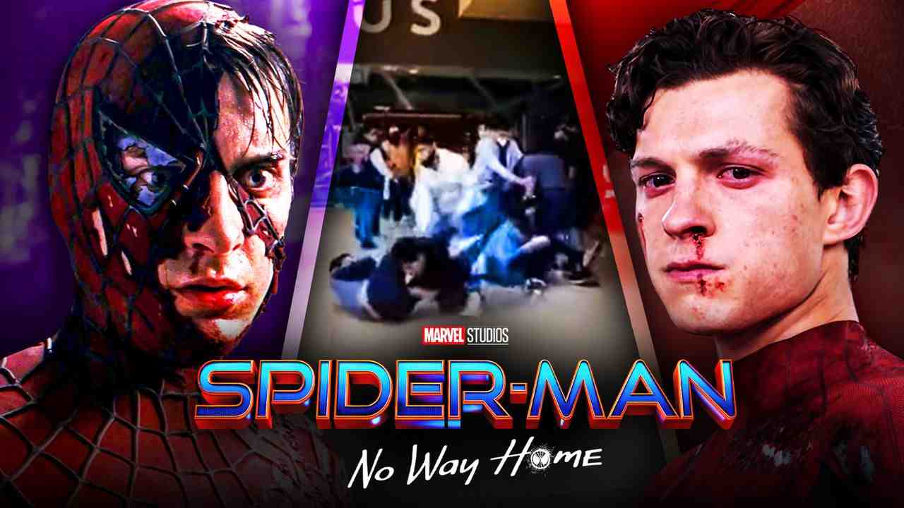 Waduh! Para Penggemar Spiderman Adu Jotos Rebutan Tiket No Way Home