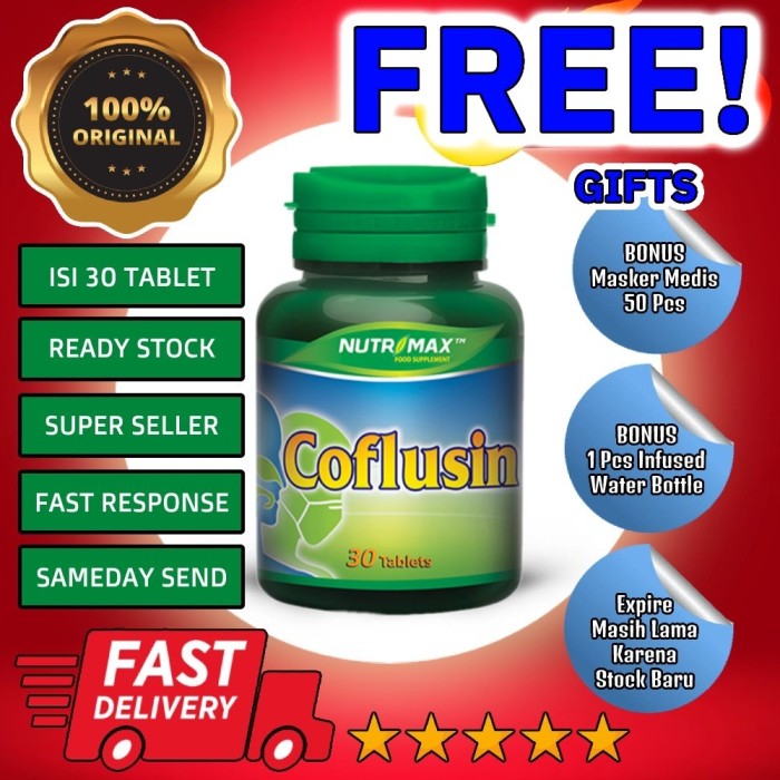 COFLUSIN NUTRIMAX ISI 30 TABLET VITAMIN MINERAL OBAT ALERGI SINUSITIS