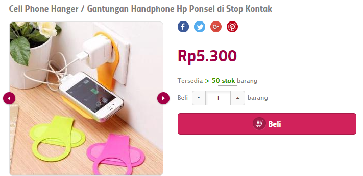 Cell Phone Hanger : Ane Cariin Harga Paling Murah Buat Ente!!