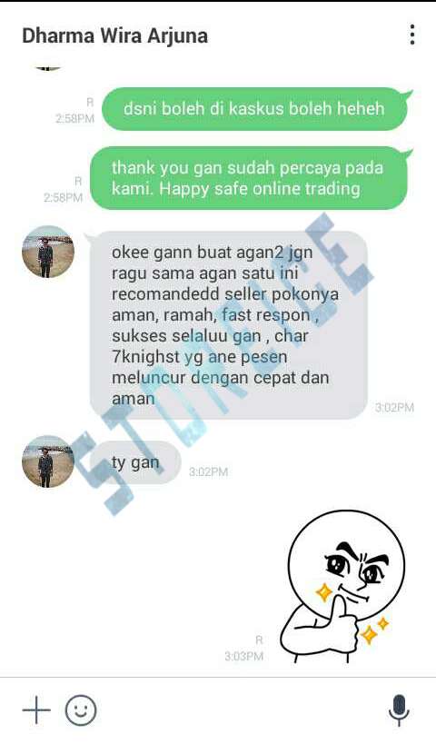 STOREICE-ID &quot; Testimonial From Our Costumer &quot;