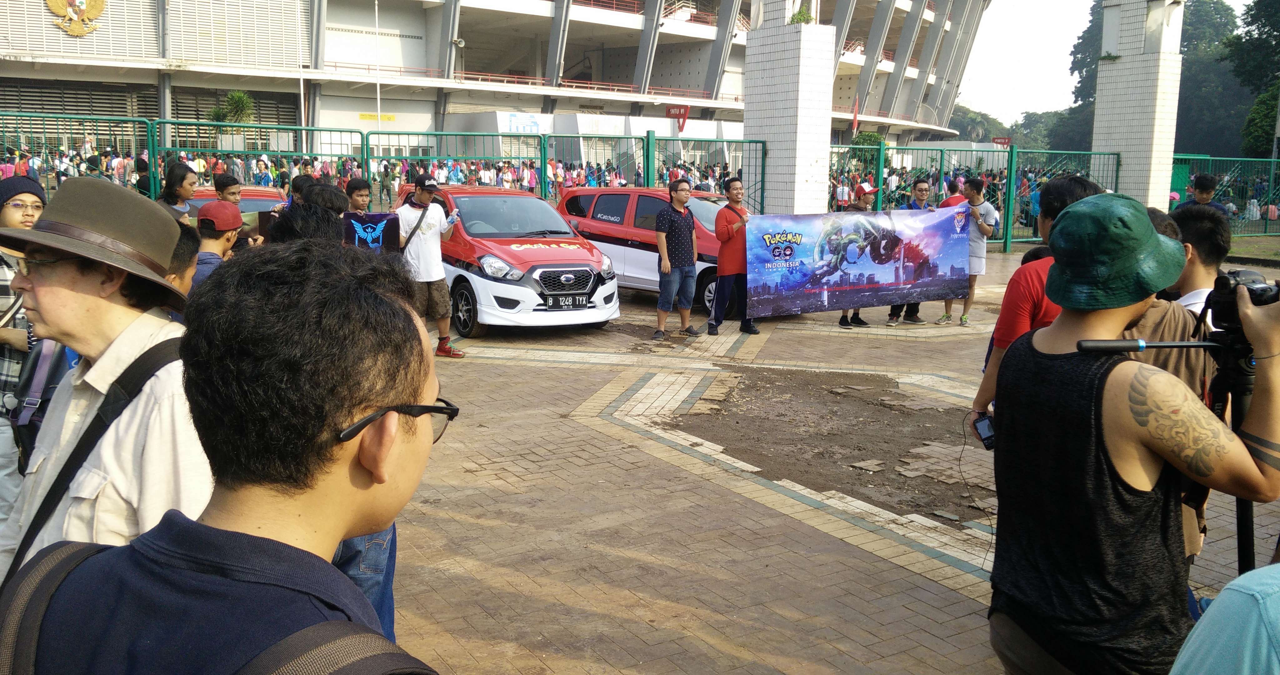HEBOH! Ada mobil Pokeball di Gahtering Pokemon GBK