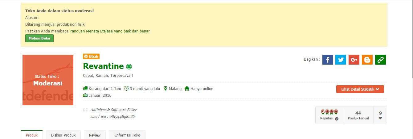 Kecewa Dengan Moderasi Tokopedia Yang Terkesan Tidak Fair.