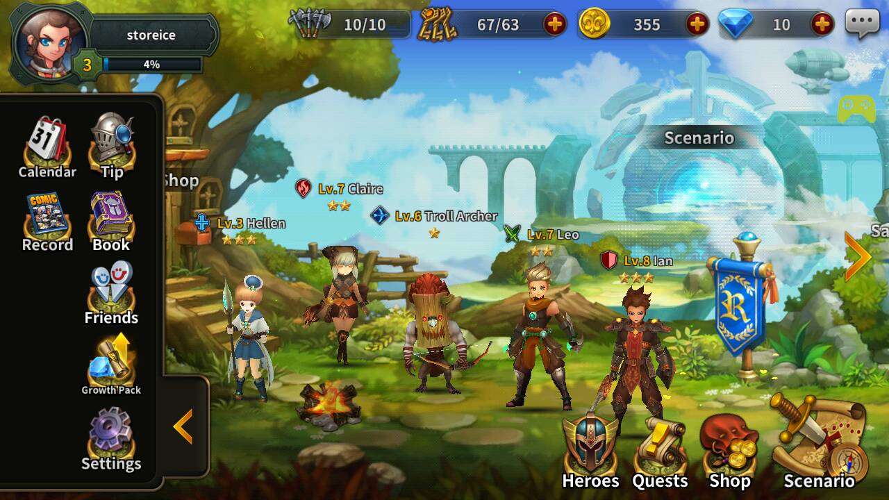 &#91;Android/iOS&#93; Light: Fellowship of Loux - Turn Based RPG - COM2US