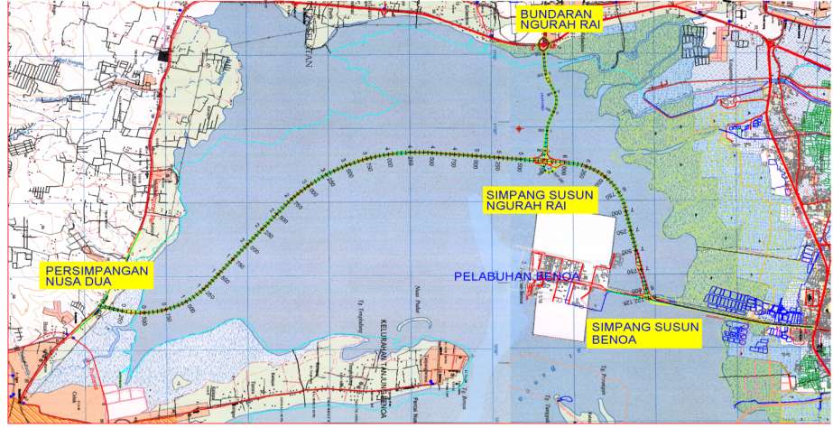 (Full PIC + News) Ini Kelak-kelok Tol Atas Laut Bali Sepanjang 12 Km