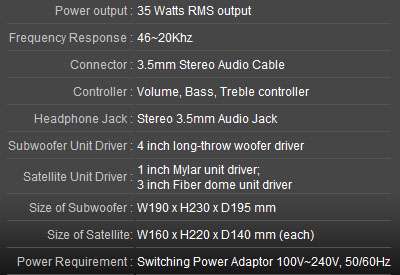 &#91;Speaker&#93;Krator Neso 04 N4-21035 - 2.1 Stylish Multimedia Speaker