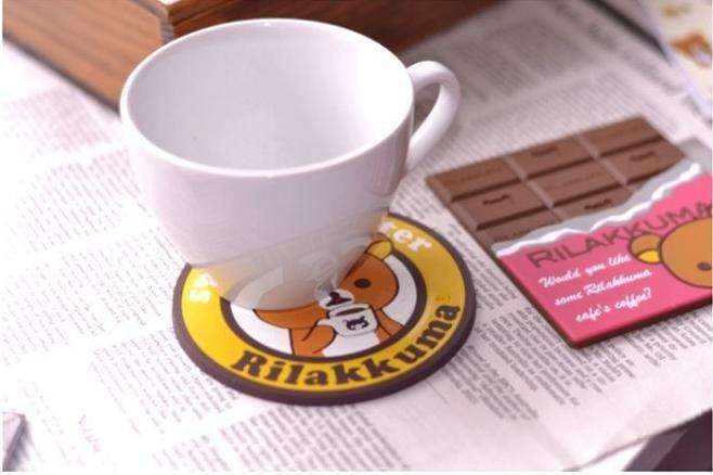 READY STOCK CUP COASTER / TATAKAN GELAS KITTY, MELODY, JAPANESE GIRL, RILAKKUMA