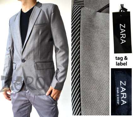 Jas Cowok Zara, Bagus,Murah,Siap Pakai,Kulitas dijamin!