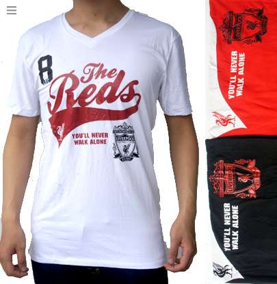 KAOS & VNECK COWOK DISTRO BRANDED PREMIUM - KATUN ADEM NYAMAN TERMURAH!!!