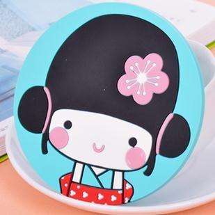 READY STOCK CUP COASTER / TATAKAN GELAS KITTY, MELODY, JAPANESE GIRL, RILAKKUMA