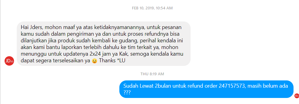 KAPOK Belanja di JDID Sudah 2BULAN BARANG NTAH KEMANA