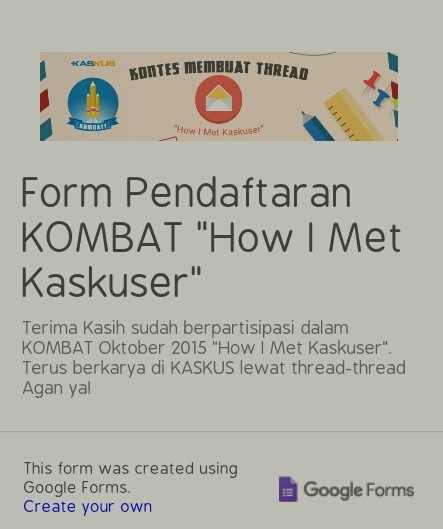 &#91;COMBAT&#93; Surat Dari Seberang &#91;Mimin Masuk!!!&#93; 