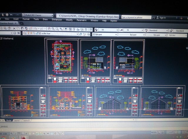 Desain Jasa Gambar Arsitek/ Struktur 2D/3D Rumah, Ruko, Kantor dll.