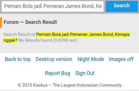 Pemain Bola jadi Pemeran James Bond, Kenapa nggak? 