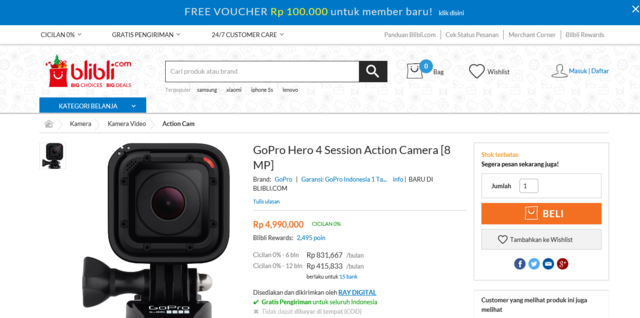 GoPro (HD) Hero 4 Session : Smallest, Lightest, Most Convenient &#91;Action Cam&#93;