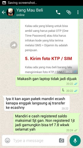 Masih ada aja ya penipu hari gini?!! HATI HATI GAN ! PIC INSIDE