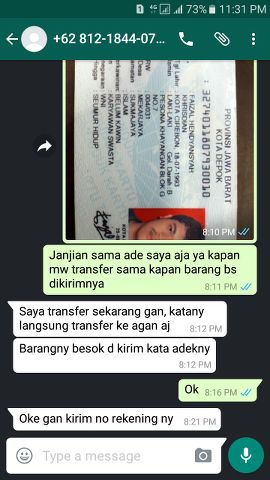 Masih ada aja ya penipu hari gini?!! HATI HATI GAN ! PIC INSIDE