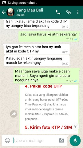 Masih ada aja ya penipu hari gini?!! HATI HATI GAN ! PIC INSIDE