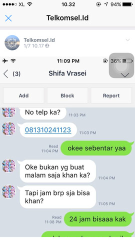 Modus Penipuan Kuota Internet oleh Telkomsel.Id (LINE)