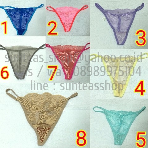 Sexy Underwear G-String V-String Collections Import