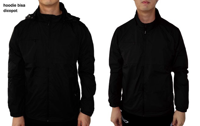 Jaket Hoodie PARASUT IMPORT Bisa Bolak-balik : Nike, Adidas, ZARA, CK SPORTIF