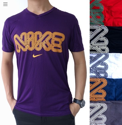 Kaos Vneck & Oneck, spandek Superhero, Levis, Adidas, Nike MURAH Meriah banyak Model