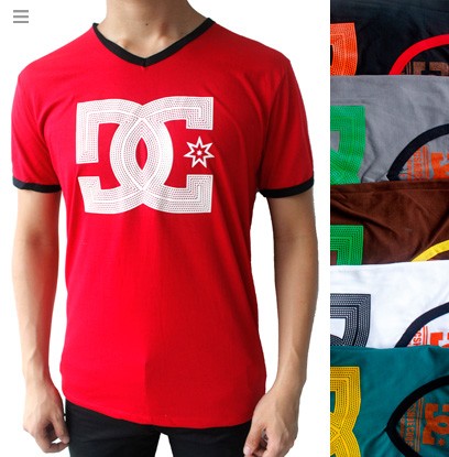Kaos Vneck & Oneck, spandek Superhero, Levis, Adidas, Nike MURAH Meriah banyak Model