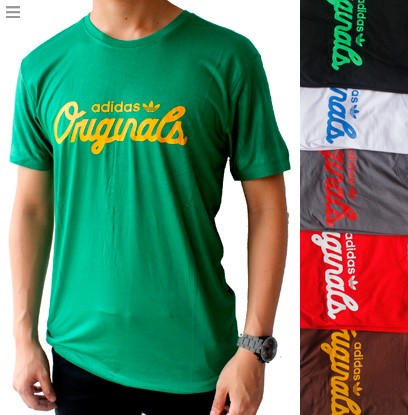 KAOS & VNECK COWOK DISTRO BRANDED PREMIUM - KATUN ADEM NYAMAN TERMURAH!!!