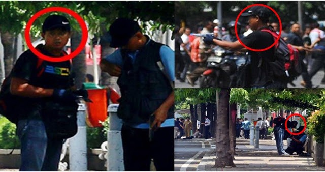 5 foto janggal dalam insiden Thamrin kemarin