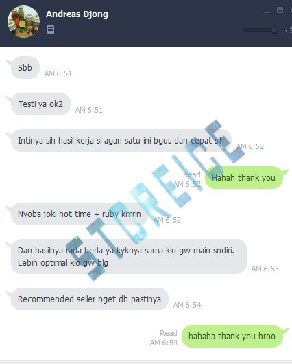 STOREICE-ID &quot; Testimonial From Our Costumer &quot;