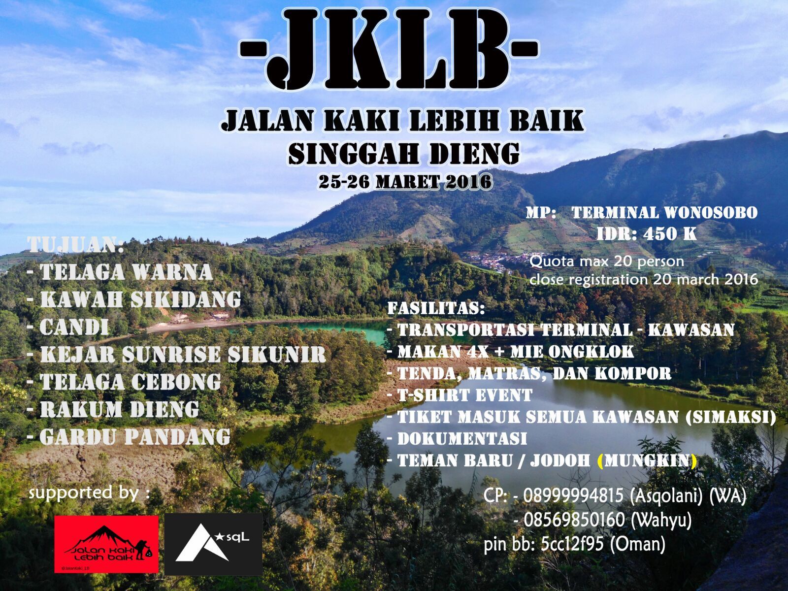 Singgah Dieng Bareng JKLB (25-27) Maret 2016