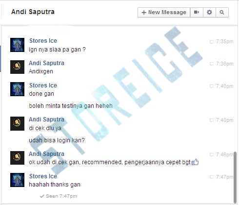 STOREICE-ID &quot; Testimonial From Our Costumer &quot;