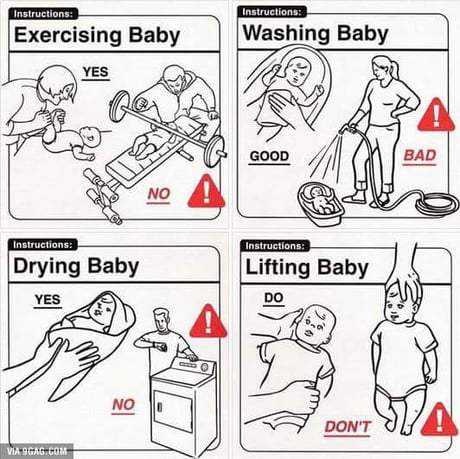 Cara Mengasuh Bayi yang Baik dan Tidak Benar hehehehe
