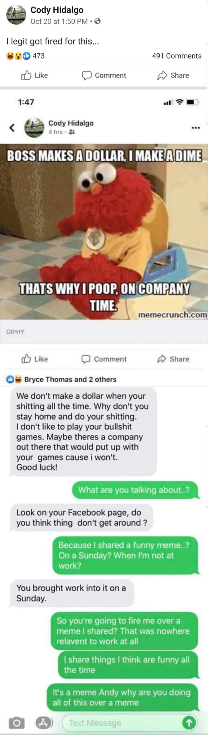 konyol-iseng-posting--meme--elmo-di-medsos-pria-ini-malah-dipecat-bos-nya