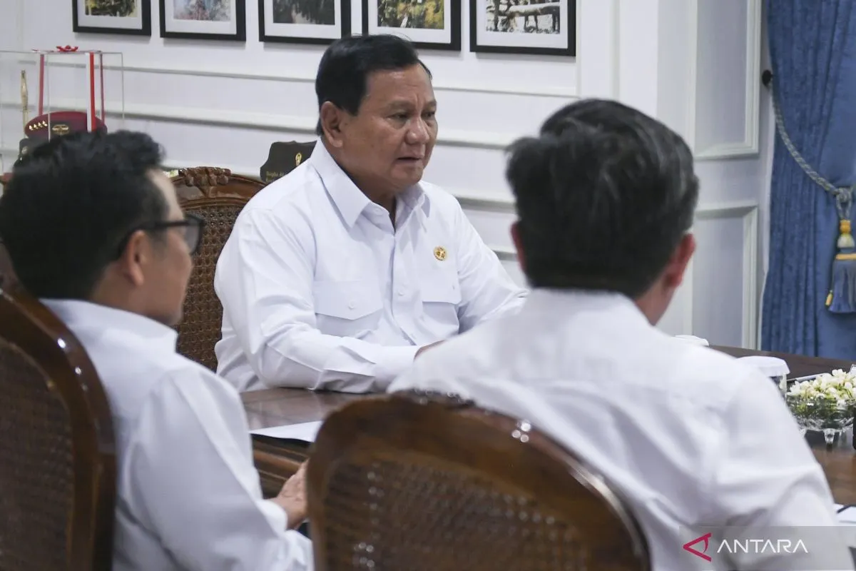 Presiden Prabowo panggil sejumlah menteri untuk ratas ketahanan pangan