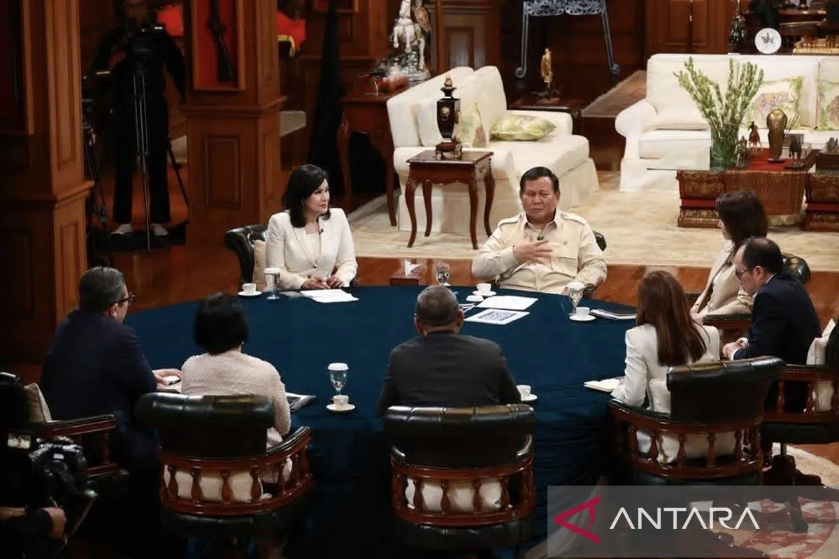 Presiden Prabowo gelar dialog dengan tujuh jurnalis nasional