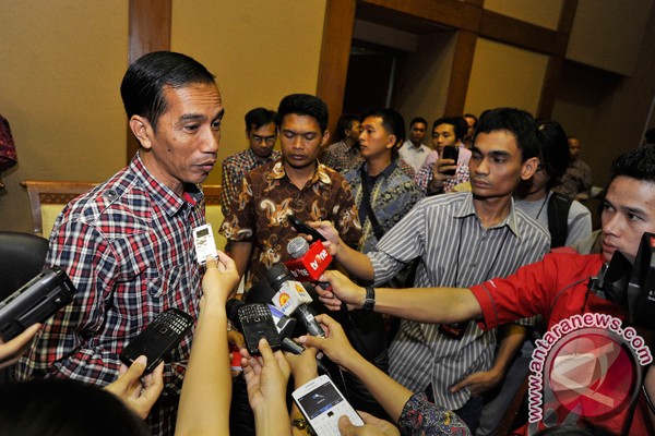 Jokowi di Temanggung, Jawa Tengah.