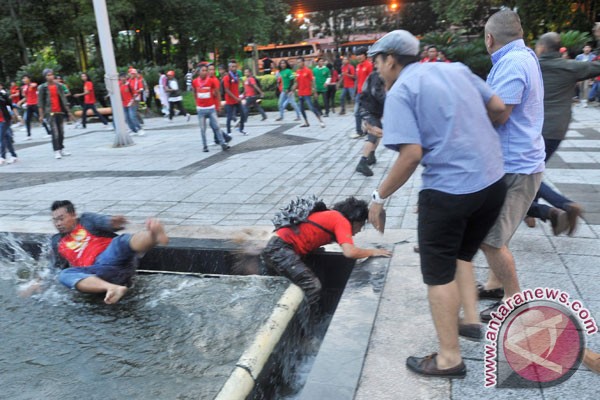 Indonesia vs Malaysia (bentrokan supporter)