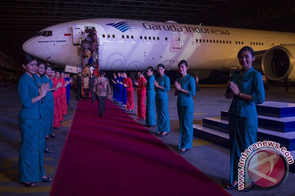 &#91;PIC&#93; Garuda 'joy flight' Boeing 777-300ER. Sementara di San Fransisco, B-777 Jatuh!
