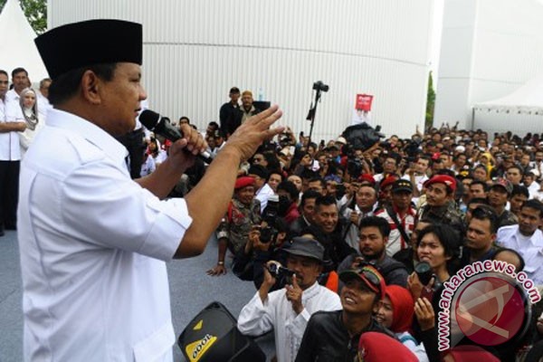 &#91;Mendadak Suci&#93; Prabowo: Jangan terlibat kampanye hitam