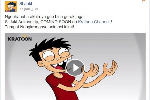  Komik Si Juki dianimasikan