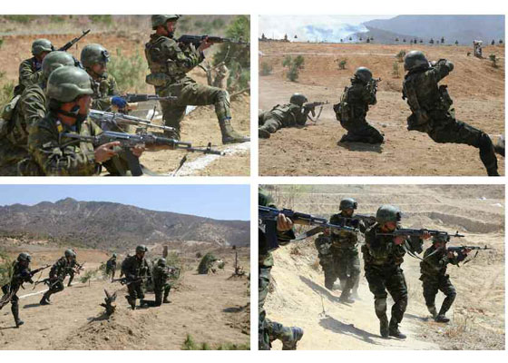 North Korean Special Forces Jump Training
