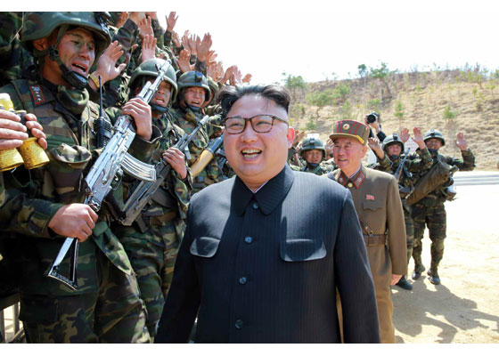 North Korean Special Forces Jump Training