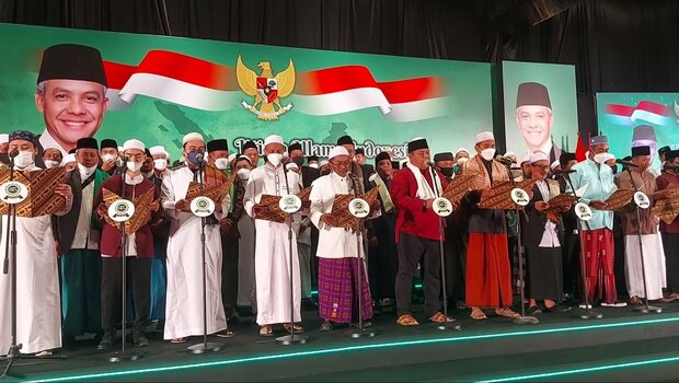 Ijtima Ulama Kaltim Resmi Deklarasi Dukung Ganjar Capres 2024